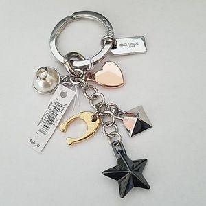 Coach Accessories - Coach Multi Charm Key Ring Fob Coach Accessories - Coach Multi Charm Key Ring Fob